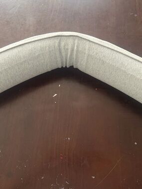 dot•dot! Light Gray Curved Neck Pillow